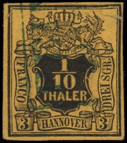 German States-Hanover 6 used