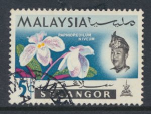 Malaysia  Selangor  SC# 123 Used Orchids  see details and scans