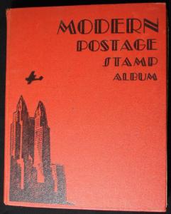 Used 1935 Scott Modern Postage Stamp Album W/OUT stamps. L10