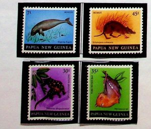 Papua New Guinea Sc 525-8 MNH SET of 1980 - Fauna , Animals