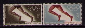 INDIA Sc# 471 - 472 MNH FVF Set2 Olympics Mexico City Sprint