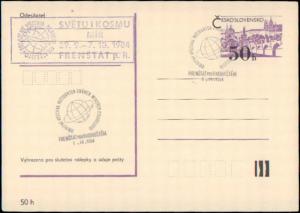 Czechoslovakia, Government Postal Card