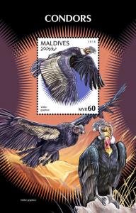 Z08 MLD181211b Maldives 2018 Condors Birds Vogel MNH ** Postfrisch