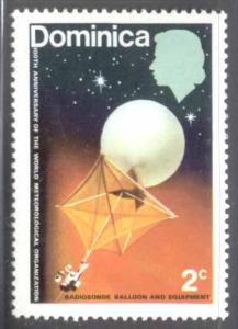 Dominica ~ #356 ~ Radiosunde Balloon ~ MNH