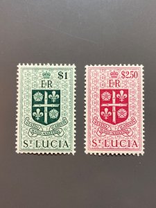 St Lucia F-VF MH. Scott $ 10.75