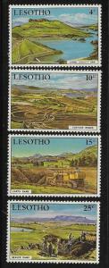 Lesotho 1971 Soil Conservation and erosion control Dam Contour farming MNH A81