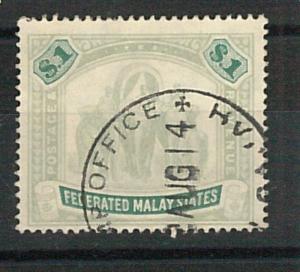 60785 - MALAYA Federate Malay States - STAMPS: SG # 48  Used   FINE - ELEPHANTS