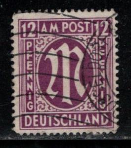 Germany AM Post Scott # 3N8b, used