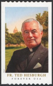 SC#5242 (49¢) Father Theodore Hesburgh Coil Single (2017) SA