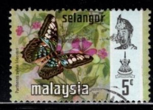 Malaysia - Selangor  #130 Butterfly Type  - Used
