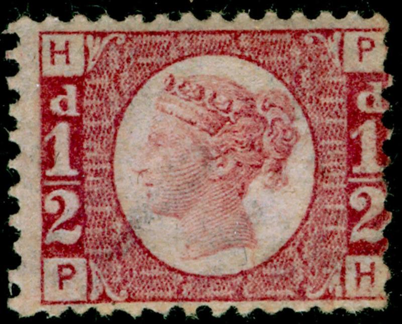 SG48, ½d rose-red plate 11, LH MINT. Cat £120. PH