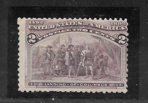 #231C MNH Single Broken Hat Variety