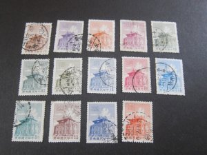 Taiwan 1960 Sc 1270-83 set FU