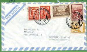 98634 - ARGENTINA - POSTAL HISTORY -  AIRMAIL  COVER to ITALY 1962