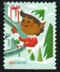 New 2022 - (60) - Holiday Elves - 4 of 4 - USED Single - Off Paper