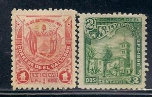 El Salvador  #159 & 170B (M)  CV $3.75