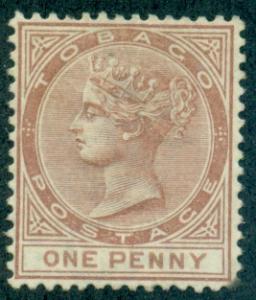 Tobago #16  Mint  Scott $14.50   Pulled Perf, No Gum