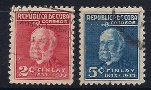 Cuba Sc. #319 / 320 Dr. Carlos J. Finlay Used L2