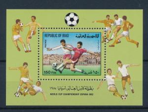 [59421] Iraq Irak 1982 World Cup Soccer Football Spain MNH Sheet