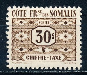 Somali Coast #J40 Single MNH