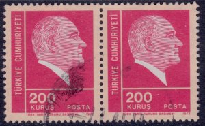 Turkey, 1972, Kemal Ataturk, 200k, sc#1930, used**