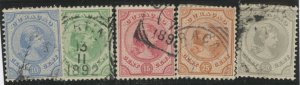 Netherlands Antilles (Curacao) #19-23 Used Single (Complete Set)