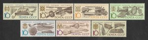 SE)1978 RUSSIA, COMPLETE SERIES INTERNATIONAL SPACE COOPERATION, 4 MNH STAMPS