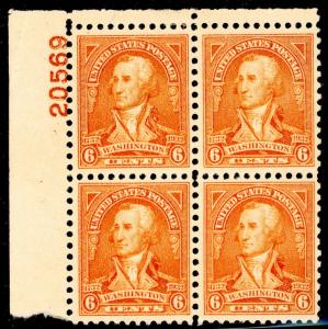 U.S. # 711 MINT LH Plate Block