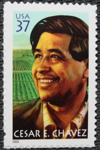 US #3781 MNH Single, Cesar E. Chavez, SCV $.75
