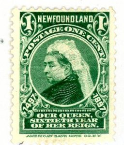 Newfoundland, Scott #61, Unused, No Gum