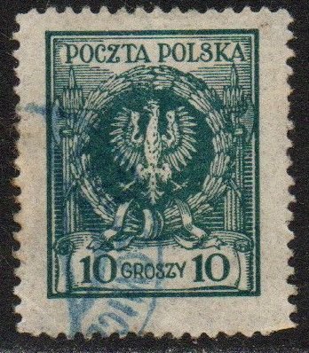 Poland Sc #219 Used