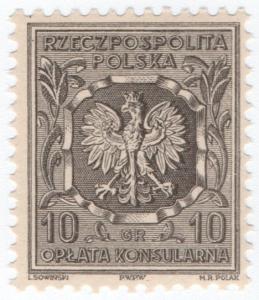 (I.B) Poland Revenue : Consular Service 10gr