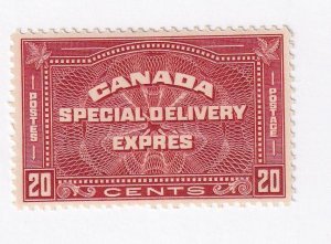 CANADA # E5 VF-MNH  SPECIAL DELIVERY VERY TINY BLEED THRU CAT VALUE $180