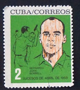 Cuba Sc# 821  MILITARY GENERALS revolution 2c BORELL  1964  used cto