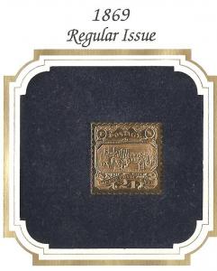 120 22kt Gold Replica stamp