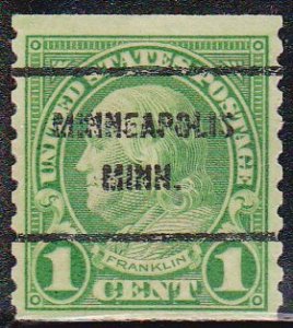 Precancel - Minneapolis, MN PSS 597-61 - Bureau Issue