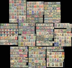 400 Czechoslovakia Postage Stamps Collection Europe 1950-1968 Czech Used