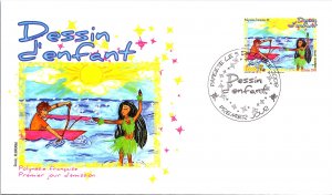 French Polynesia, Worldwide First Day Cover, Art