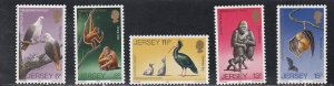 Jersey # 217-221, Wildlife Preservation, Mint LH, 1/3 Cat.