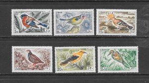 BIRDS - LEBANON #434-9 MNH