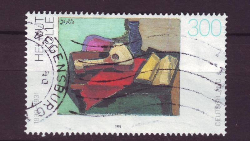 J4116 JLstamps @20%scv 1996 germany used #1924 art $2.50v