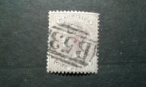 Mauritius #32 used wmk 1 clipped perfs e205 8917