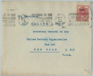 81416 - ARGENTINA - Postal History - COVER addresse to TRYGVE LIE U.N. 1946