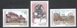 Czechoslovakia 1992 Scott #2867-2869 MNH