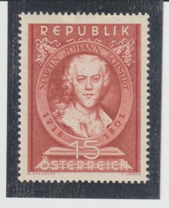 AUSTRIA Scott #575 Mi. 965   MH OG 1951 SCHMIDT-PAINTER CV $7.00