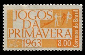 Brazil #968 Unused OG LH; 8cr Spring Games (1963)