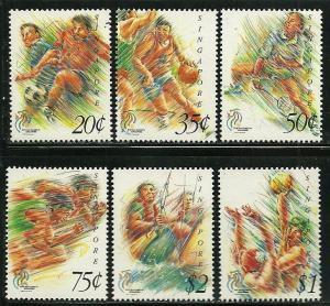 Singapore # 654-9, Mint Never Hinge