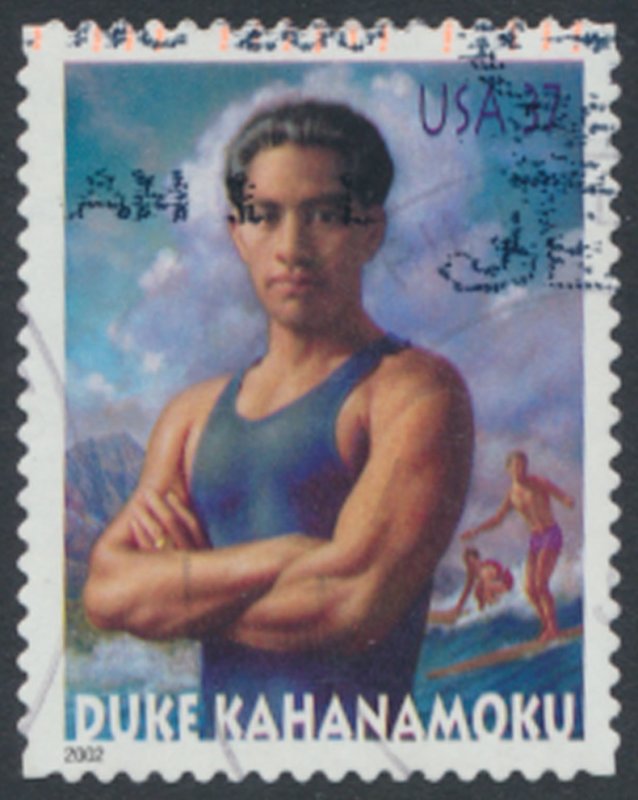 USA  SC#  3660  Used Duke Kahanamoku   see details & scan