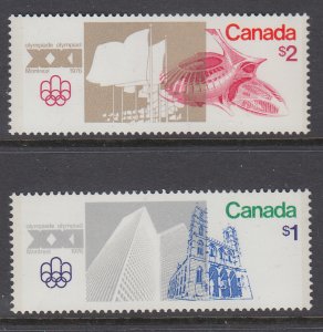 Canada 687-688 Summer Olympics MNH VF