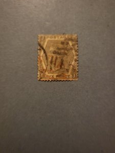 Stamps Great Britain Scott #59a PL#12 used